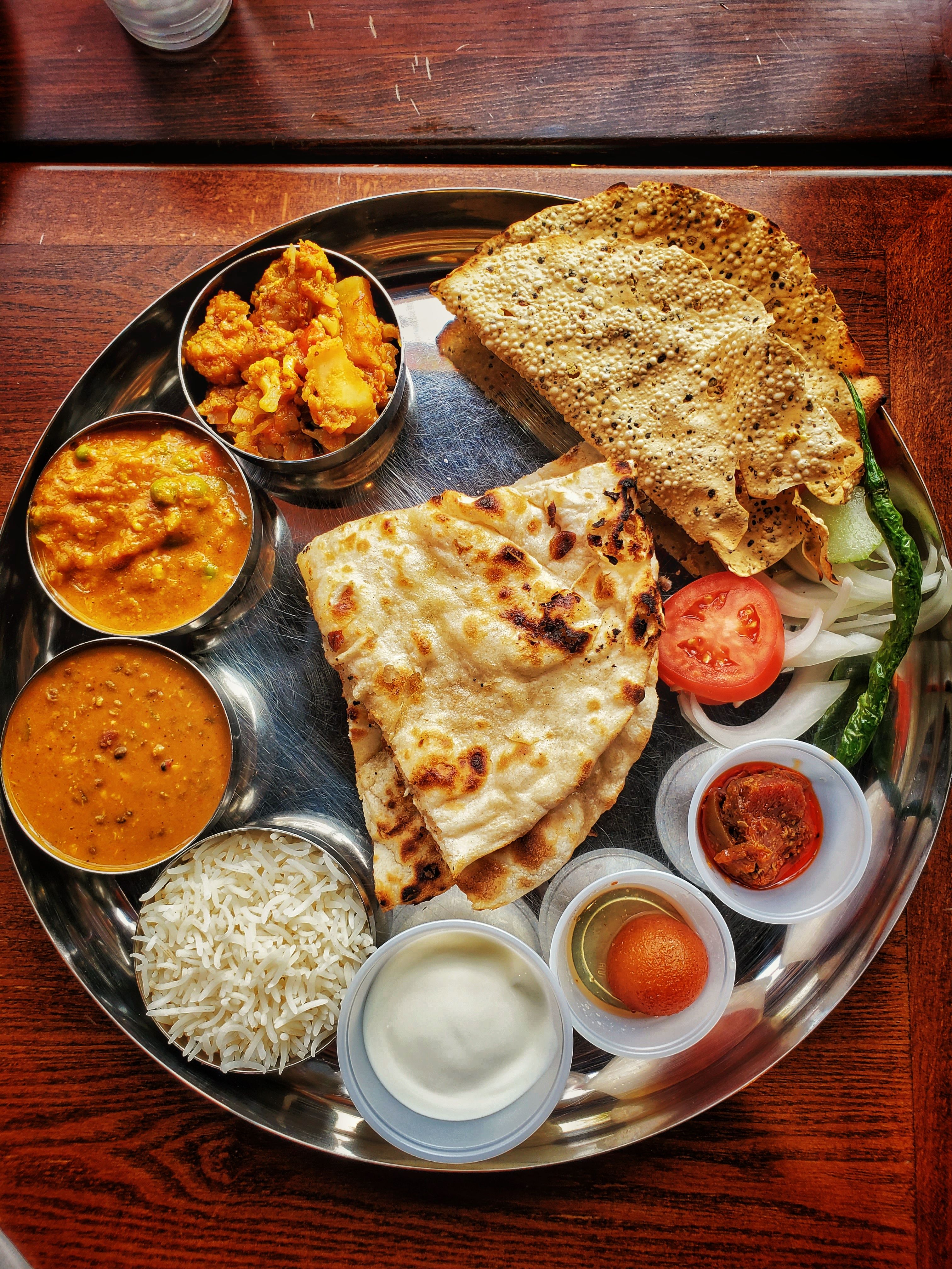 Colorful Indian entree